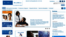 What Mutualmedica.com website looked like in 2017 (7 years ago)