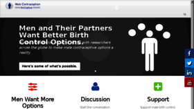 What Malecontraceptive.org website looked like in 2017 (7 years ago)