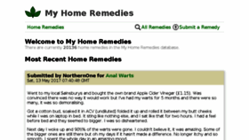 What Myhomeremedies.com website looked like in 2017 (6 years ago)