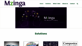 What Mzinga.com website looked like in 2017 (6 years ago)
