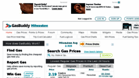 What Milwaukeegasprices.com website looked like in 2017 (6 years ago)