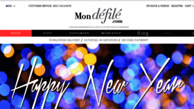 What Mondefile.com website looked like in 2017 (6 years ago)