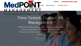 What Medpointmanagement.com website looked like in 2017 (6 years ago)