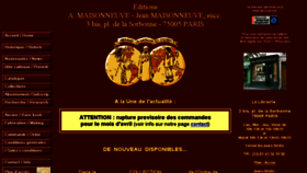 What Maisonneuve-adrien.com website looked like in 2017 (6 years ago)