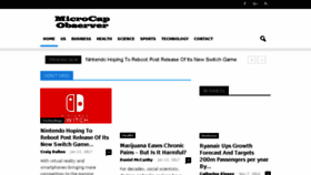 What Microcapobserver.com website looked like in 2017 (6 years ago)
