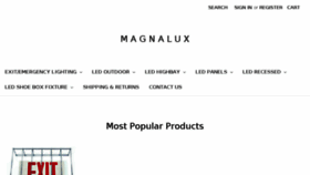 What Magnalux.us website looked like in 2017 (8 years ago)