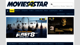 What Movies4star.com website looked like in 2017 (6 years ago)