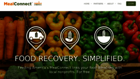 What Mealconnect.org website looked like in 2017 (6 years ago)