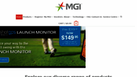 What Mgi-golf.com website looked like in 2017 (6 years ago)