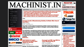 What Machinist.in website looked like in 2017 (6 years ago)