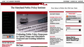 What Mdpolicy.org website looked like in 2017 (7 years ago)