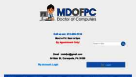 What Mdofpc.com website looked like in 2017 (6 years ago)