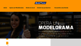 What Modelorama.com.mx website looked like in 2017 (6 years ago)