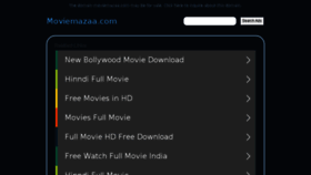 What Moviemazaa.com website looked like in 2017 (6 years ago)