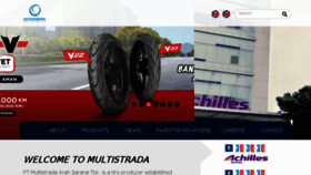 What Multistrada.co.id website looked like in 2017 (6 years ago)