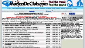 What Muzicadeclub.com website looked like in 2017 (6 years ago)