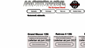 What Motowell.de website looked like in 2017 (6 years ago)