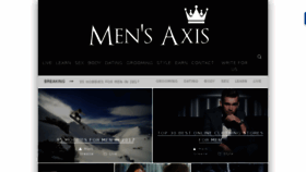 What Mensaxis.com website looked like in 2017 (6 years ago)