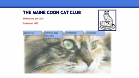 What Maine-coon-cat-club.com website looked like in 2017 (7 years ago)