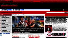 What Milannews.it website looked like in 2017 (8 years ago)