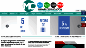 What Mijascomunicacion.org website looked like in 2017 (6 years ago)