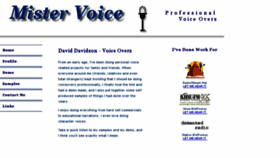 What Mistervoice.com website looked like in 2017 (6 years ago)