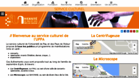 What Mde-culture.univ-pau.fr website looked like in 2017 (6 years ago)
