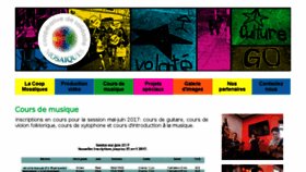 What Mosaiques.ca website looked like in 2017 (6 years ago)