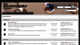 What Marantzforum.nl website looked like in 2017 (6 years ago)