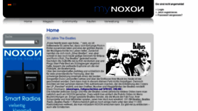 What My-noxon.net website looked like in 2017 (7 years ago)