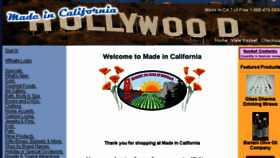 What Madeincalifornia.net website looked like in 2017 (6 years ago)