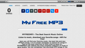 What Mp3freex.biz website looked like in 2017 (6 years ago)