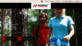 What Maier-sports.com website looked like in 2017 (6 years ago)