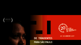 What Mostratiradentes.com.br website looked like in 2017 (7 years ago)