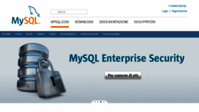 What Mysql.it website looked like in 2017 (6 years ago)