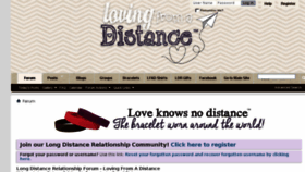 What Members.lovingfromadistance.com website looked like in 2017 (6 years ago)