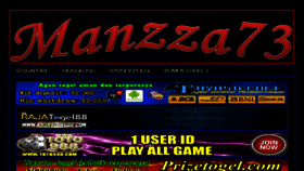 What Manzza73.com website looked like in 2017 (6 years ago)