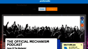What Mechanism.podomatic.com website looked like in 2017 (6 years ago)