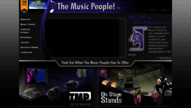 What Musicpeopleinc.com website looked like in 2017 (6 years ago)