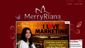 What Merryriana.co.id website looked like in 2017 (6 years ago)