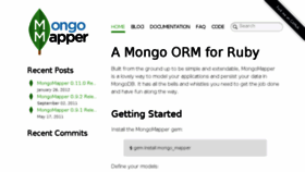 What Mongomapper.com website looked like in 2017 (6 years ago)