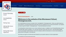 What Montessori-schule-herzogenaurach.de website looked like in 2017 (6 years ago)