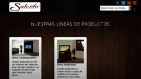 What Mueblesalcido.com.mx website looked like in 2017 (6 years ago)