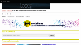 What Metalia.es website looked like in 2017 (6 years ago)