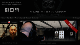 What Mainemilitary.com website looked like in 2017 (6 years ago)