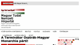 What Magyartudat.com website looked like in 2017 (6 years ago)