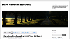 What Markhamiltonneothink.com website looked like in 2017 (6 years ago)