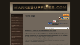 What Markssupplies.com website looked like in 2017 (6 years ago)