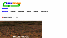 What Maurinnova.com website looked like in 2017 (6 years ago)