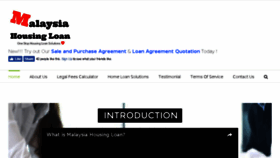 What Malaysiahousingloan.com website looked like in 2017 (6 years ago)